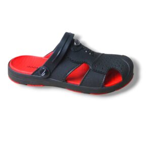 Dooma Youth Clogs # 2212  Blue Black/Red
